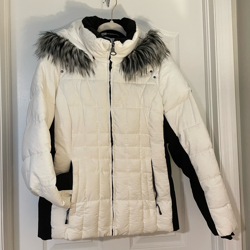 Puffer hooded coat